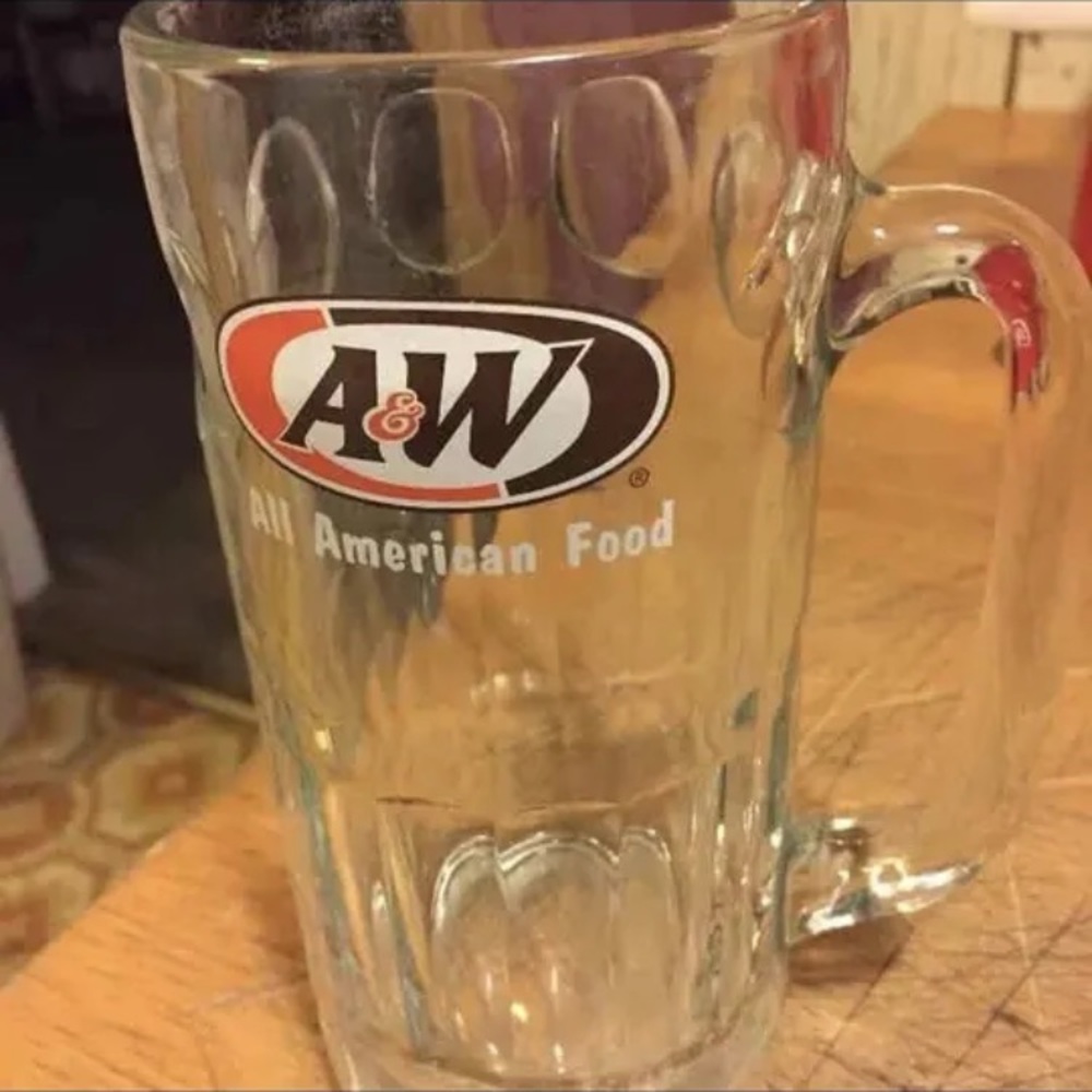 Large Glass mug 18oz.